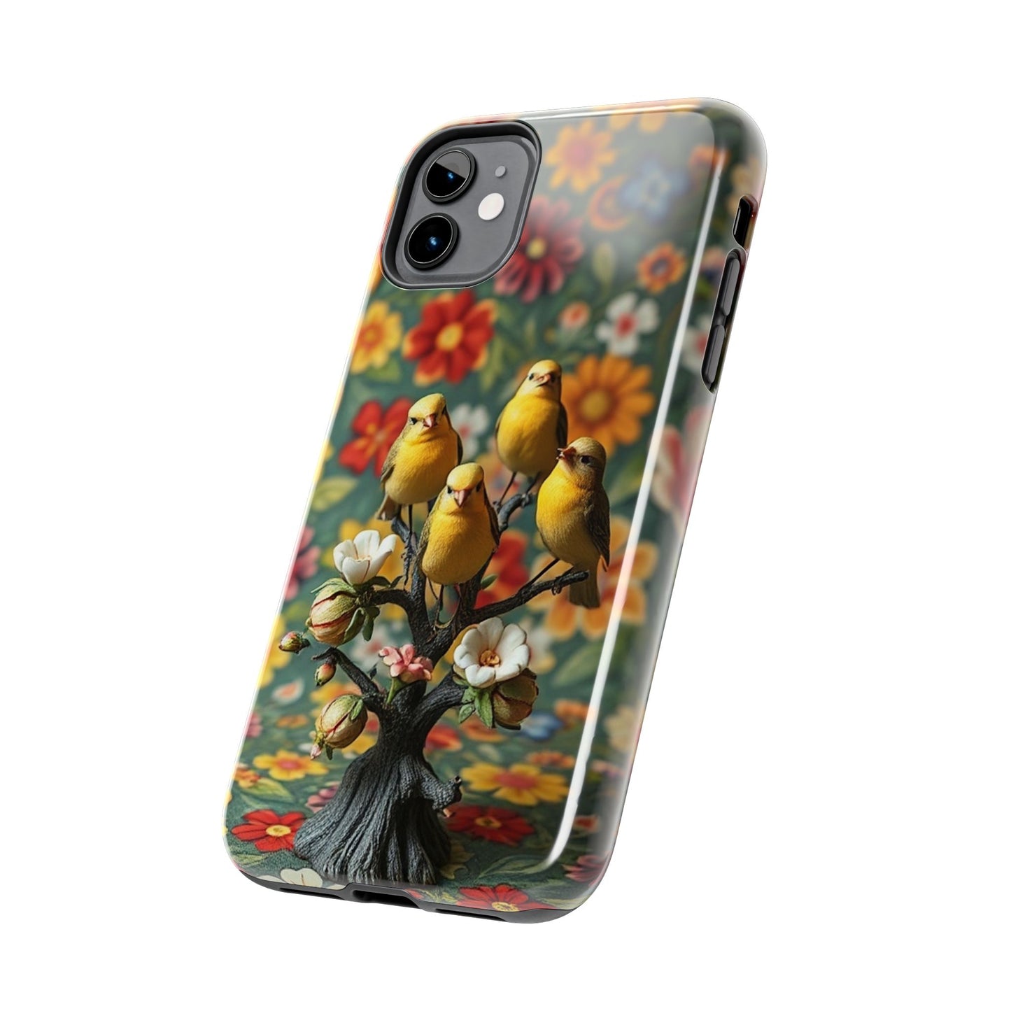 Birds Impact-Resistant Phone Case