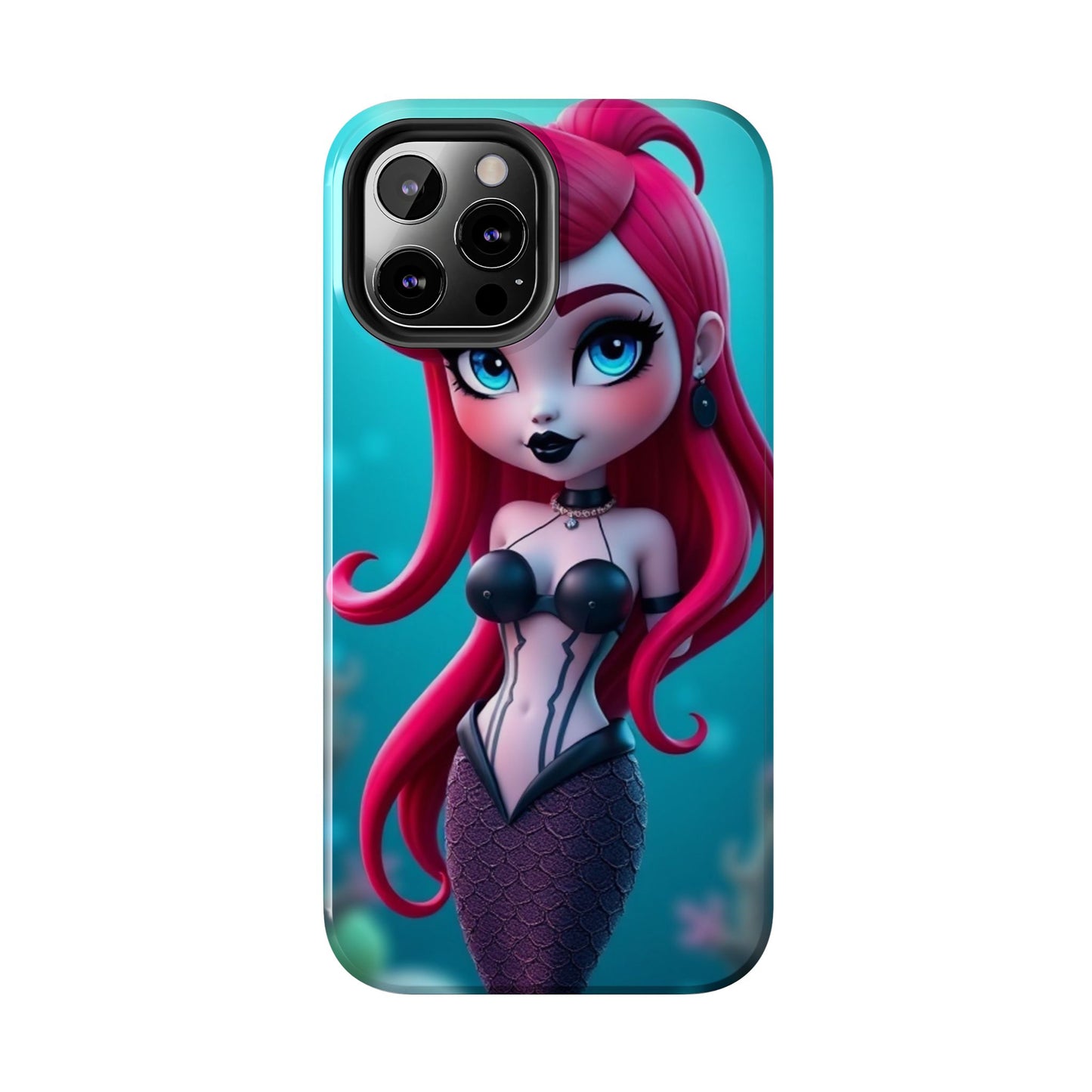 Goth Alt Mermaid Impact-Resistant Phone Case