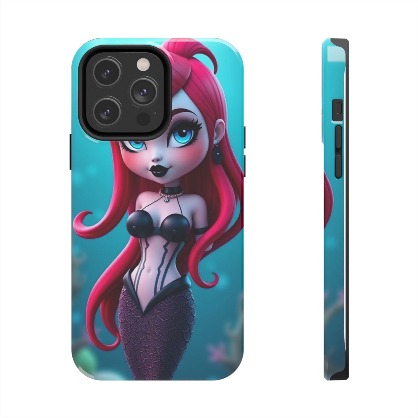 Goth Alt Mermaid Impact-Resistant Phone Case