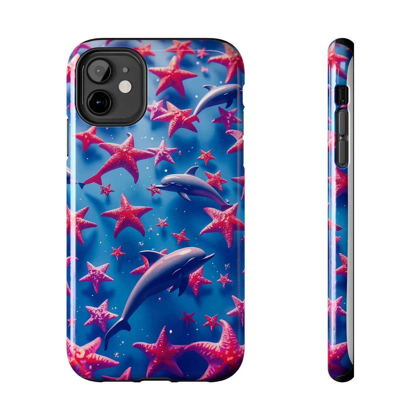 Dolphins Impact-Resistant Phone Case