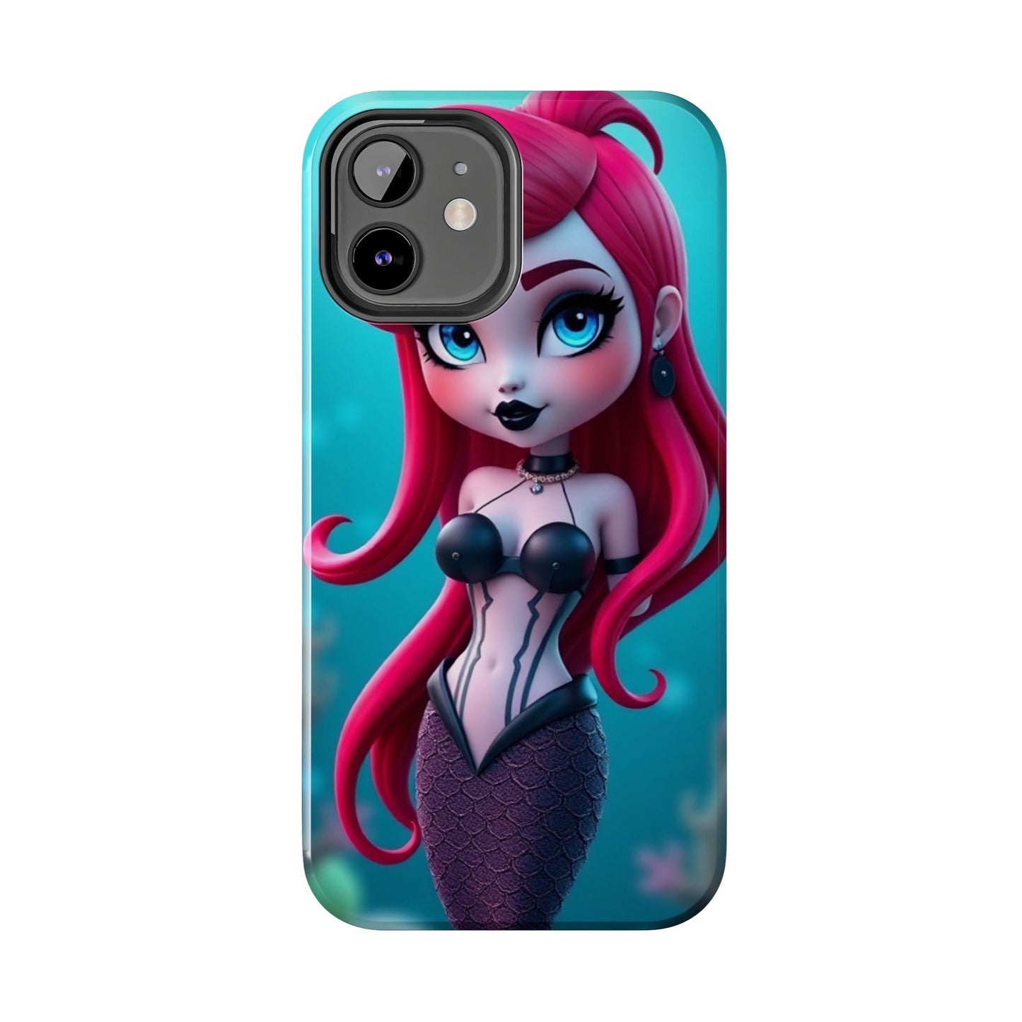 Goth Alt Mermaid Impact-Resistant Phone Case