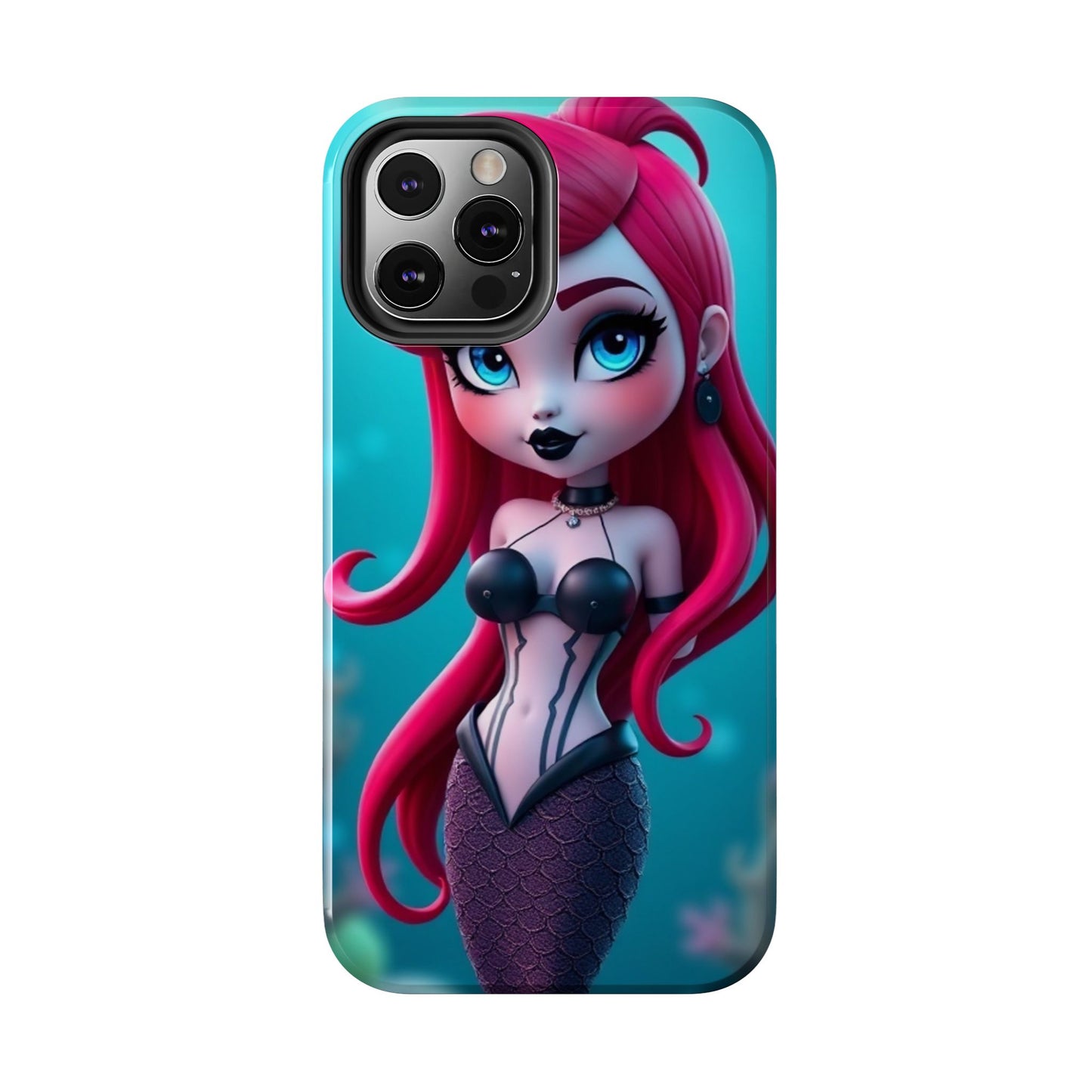 Goth Alt Mermaid Impact-Resistant Phone Case