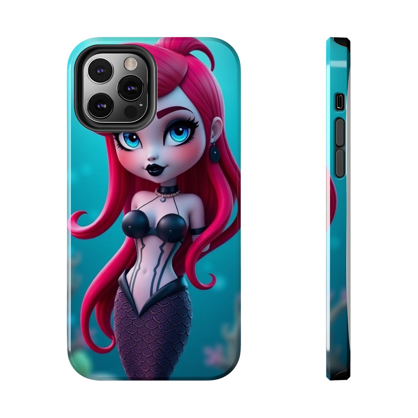 Goth Alt Mermaid Impact-Resistant Phone Case